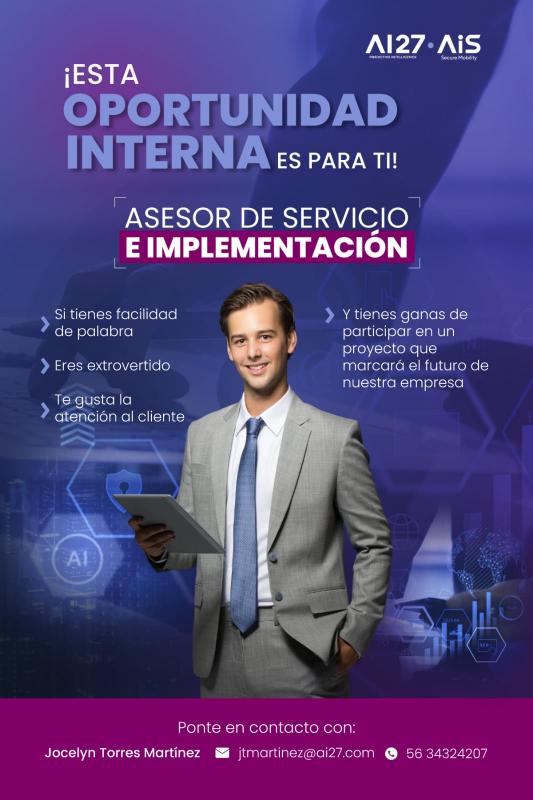 Vacante interna | Asesor de Servicio e implementación